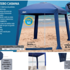 Guarda Sol Cabana Gazebo 2 2x 2 2m Portátil Kala Para Praia