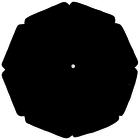 Guarda-Sol Central 2,40m Articulável em Alumínio Preto Bagum Premium Octogonal Mor