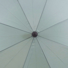 Guarda-Sol Central 2,65x2,37x2,37m Articulável em Aço Verde Bigrey Octogonal Naterial