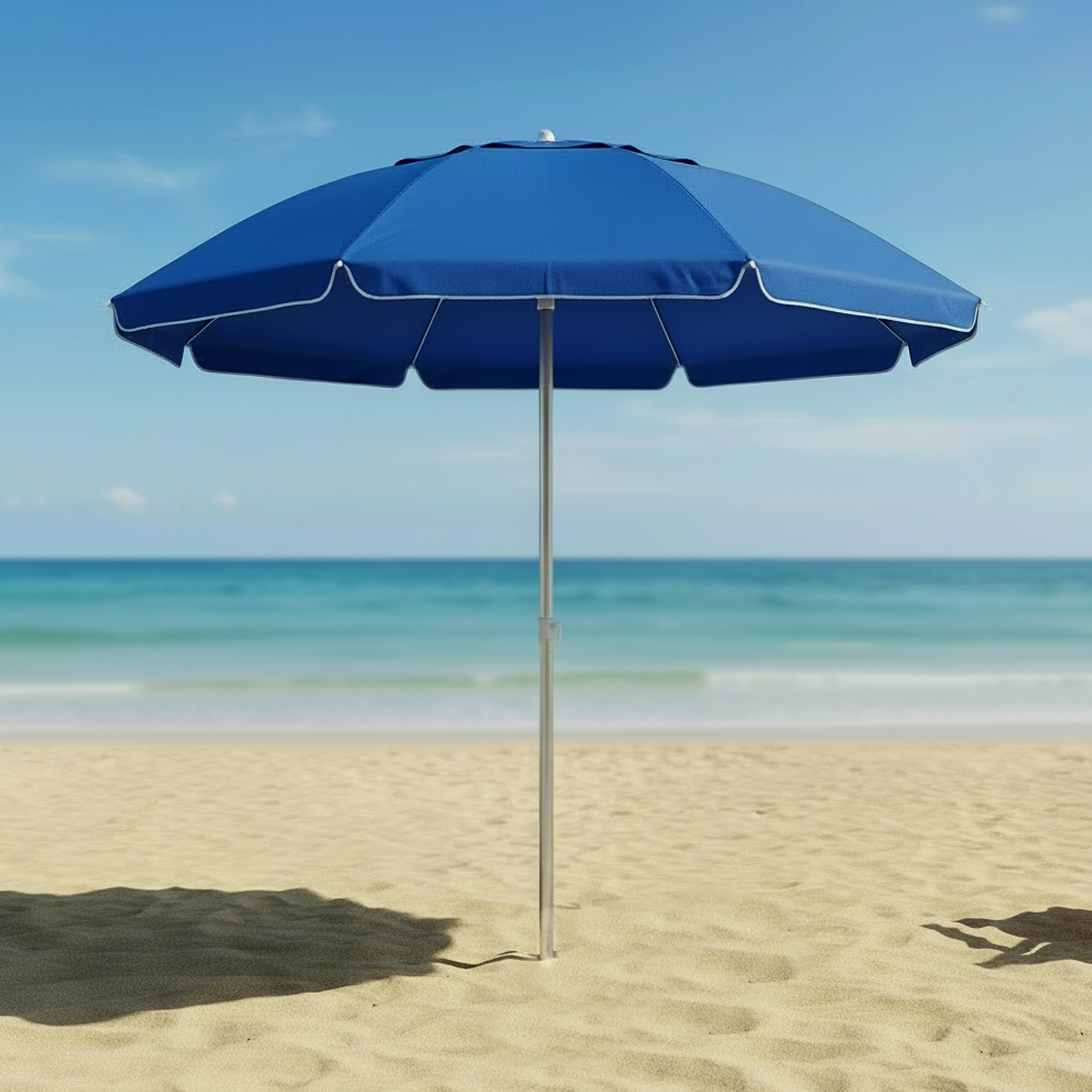 Guarda-Sol Central 2m em Alumínio Bagum Azul Mor