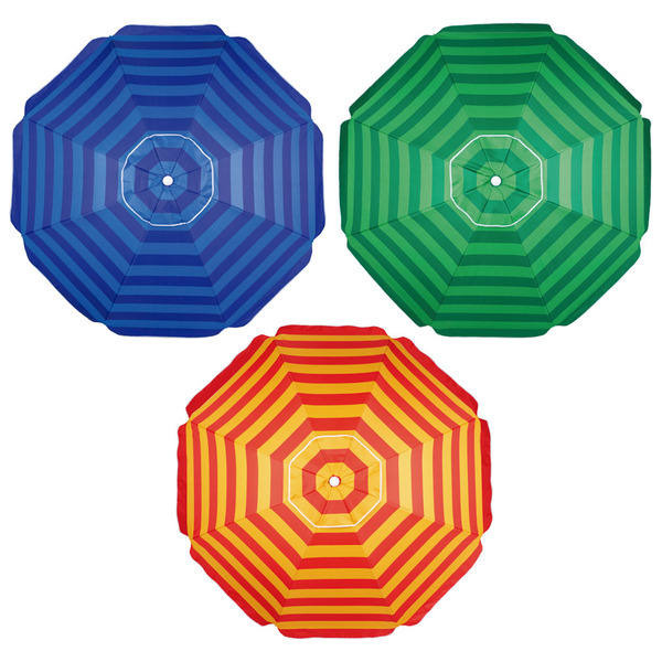 Guarda Sol De Alumínio 2,00m Articulado Proteção Uv Mor Verde