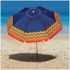 Guarda Sol Ibiza 2,50m Articulável Alumínio Azul Marinho - 16