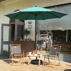 Guarda Sol Noronha Pro 2 70m Diametro C/ Base 22l - Verde Esc