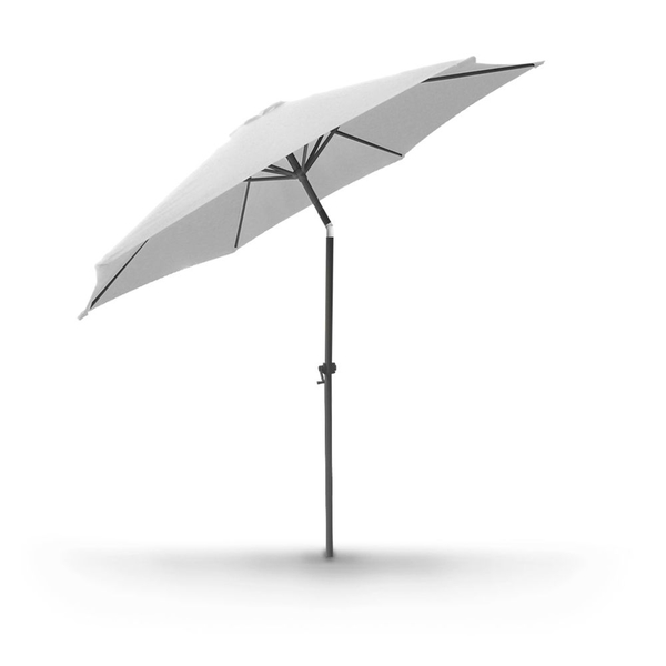 Guarda Sol Ombrelone Central Aluminio Articulavel 2 70m C Capa Branco Leroy Merlin