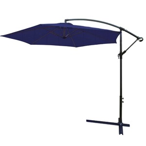 Guarda Sol Ombrelone Suspenso Aluminio 3 Metros Com Capa Azul Leroy Merlin