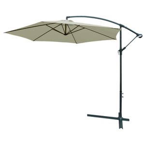 Guarda Sol Ombrelone Suspenso Aluminio 3 Metros Com Capa Branco Leroy Merlin