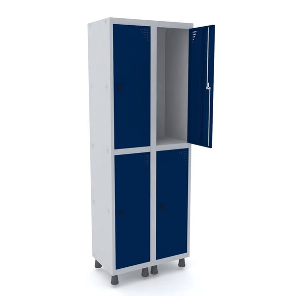 Guarda Volume Roupeiro 4 Portas Aço Grp 502/4 Pandin Móveis C