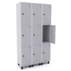 Guarda Volume Roupeiro 9 Portas Aço Grp 503/9 Pandin Móveis C