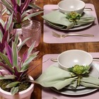 Guardanapo 4 Unidades Liso Caribe 40x40 100% Algodao