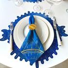 Guardanapo Astros Azul - Linho Misto Zodíaco, Signos