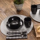 Guardanapo Atlanta 2 Pcs Xadrez Preto