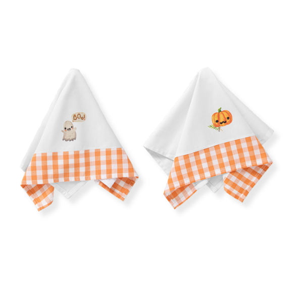 Guardanapo Copa E Cia 2 Pçs Halloween - Laranja