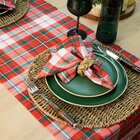 Guardanapo Copa E Cia Avulso Austin -xadrez Vermelho E Verde