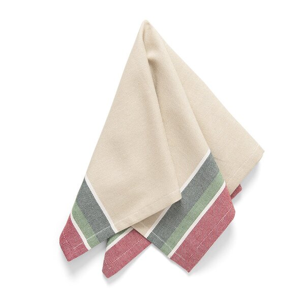 Guardanapo Copa E Cia Avulso Holiday - Natural Com Listras