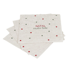 Guardanapo de Natal em Papel Estrelas 33cm Cromus