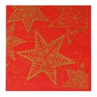 Guardanapo De Papel Estrelas Mesa Natal 20 Unidades Vermelho