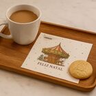 Guardanapo De Papel Natalino Carrossel 32,5cm 1089514 1unid