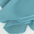 Guardanapo De Tecido Oxford Overloque Azul Turquesa 40cmx40cm