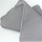 Guardanapo De Tecido Oxford Overloque Cinza 40cmx40cm - 4 Unds