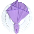 Guardanapo De Tecido Oxford Overloque Lilás 40cmx40cm - 4 Unds