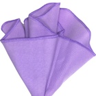 Guardanapo De Tecido Oxford Overloque Lilás 40cmx40cm - 4 Unds