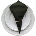 Guardanapo De Tecido Verde Musgo 32cmx32cm - 4 Unidades
