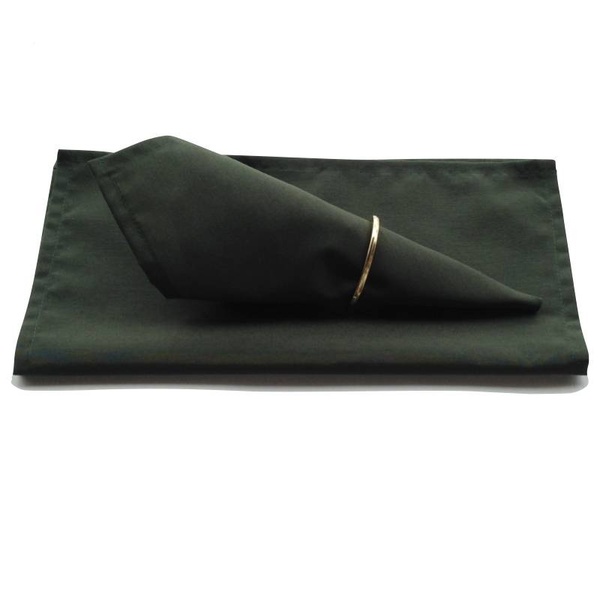 Guardanapo De Tecido Verde Musgo 32cmx32cm - 4 Unidades
