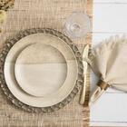 Guardanapo Em Algodão Copa Cia Coloratta Franja 40x40cm Natur