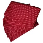 Guardanapo Em Tecido 100% Algodão Cor:vermelho Bolinhas