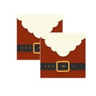 Guardanapo Estampado Papai Noel - 2 Peças