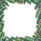 Guardanapo Guirlanda - Linho Misto Cortado A Laser - Natal