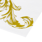 Guardanapo Quadrado Feliz Natal Papel Vermelho Bege e Verde 32,5x32,5cm 1 Peça Cromus