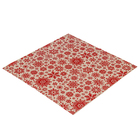 Guardanapo Quadrado Flocos de Neve Papel Vermelho 32,5x32,5cm 1 Peça Cromus