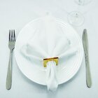 Guardanapo Tecido Oxford 45x45cm Branco