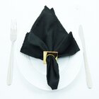 Guardanapo Tecido Oxford 45x45cm Preto