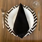 Guardanapo Tecido Oxford 45x45cm Preto