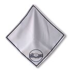 Guardanapo Tecido Oxford Faixa E Flor De Lótus 45x45cm