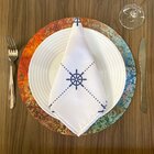 Guardanapo Tecido Oxford Náutico Timão 45x45cm