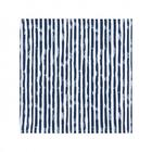 Guardanapos 4 Unid Listras  Marinho 40x40 100% Algodao