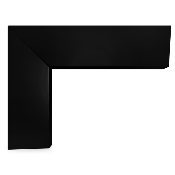 Guarnicao De Alumínio Para Porta Lambri Com Puxador 40Cm - 213,2X4X4 Lucasa Aluminio