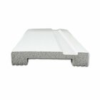 Guarnição De Poliestireno Frisado 7cmx1,5cmx220cm Branco