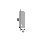 Guarnição Imbuia 2,40m 446 Gn / Na-06 - Santa Luzia