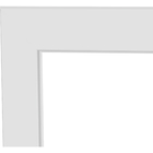 Guarnição Lisa MDF Branco 213x8cm Ullian