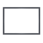 Guarnição de Alumínio Pintado Cinza para Janela de Correr 1,00x2,00m Vivace Artens