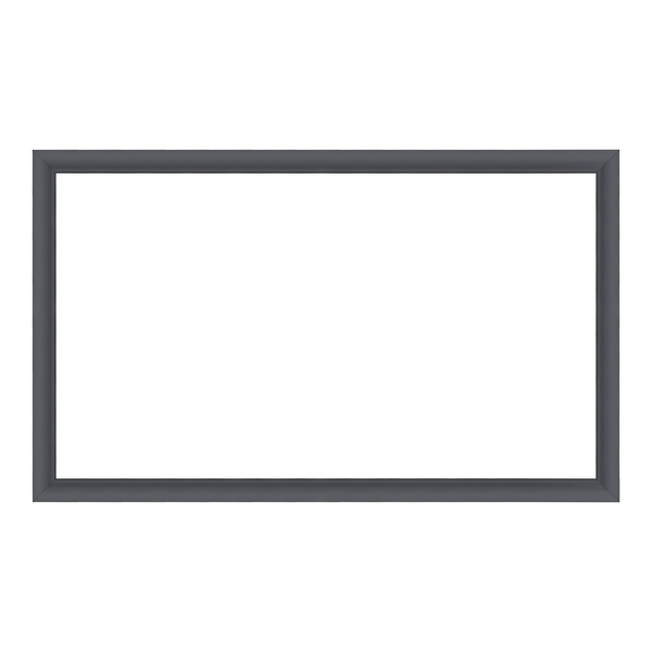 Guarnição de Alumínio Pintado Cinza para Janela Integrada de Correr 1,20x2,00m Vivace Artens