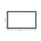 Guarnição de Alumínio Pintado Cinza para Janela Integrada de Correr 1,20x2,00m Vivace Artens