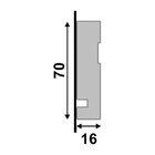 Guarnição Poliest 456 Cinza Titanium 07cm Santa Luzia (cx10br)