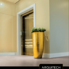 Guarnição Poliestireno 05cm Frisado Branco 41005 Arquitech