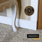 Guarnição Poliestireno 10cm Liso Branco 40010 Arquitech