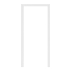 Guarnição Slim Lisa Branca 240x10cm Artens